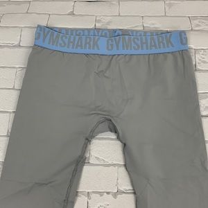 GYMSHARK Capri Leggings. Size S/M. Gray blue. Like new. Stretch